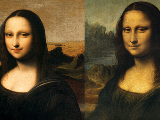 Imatge de les dues Giocondes de Leonardo Da Vinci. (Font: Mona Lisa Foundation)